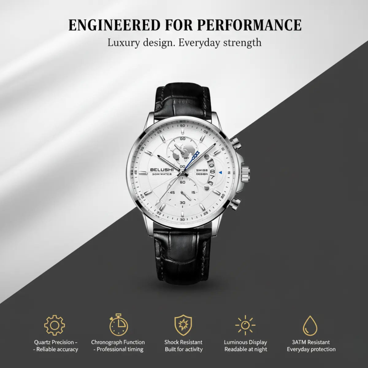 Ashford Chronosport – Luxury Quartz Business Sports Watch for Men