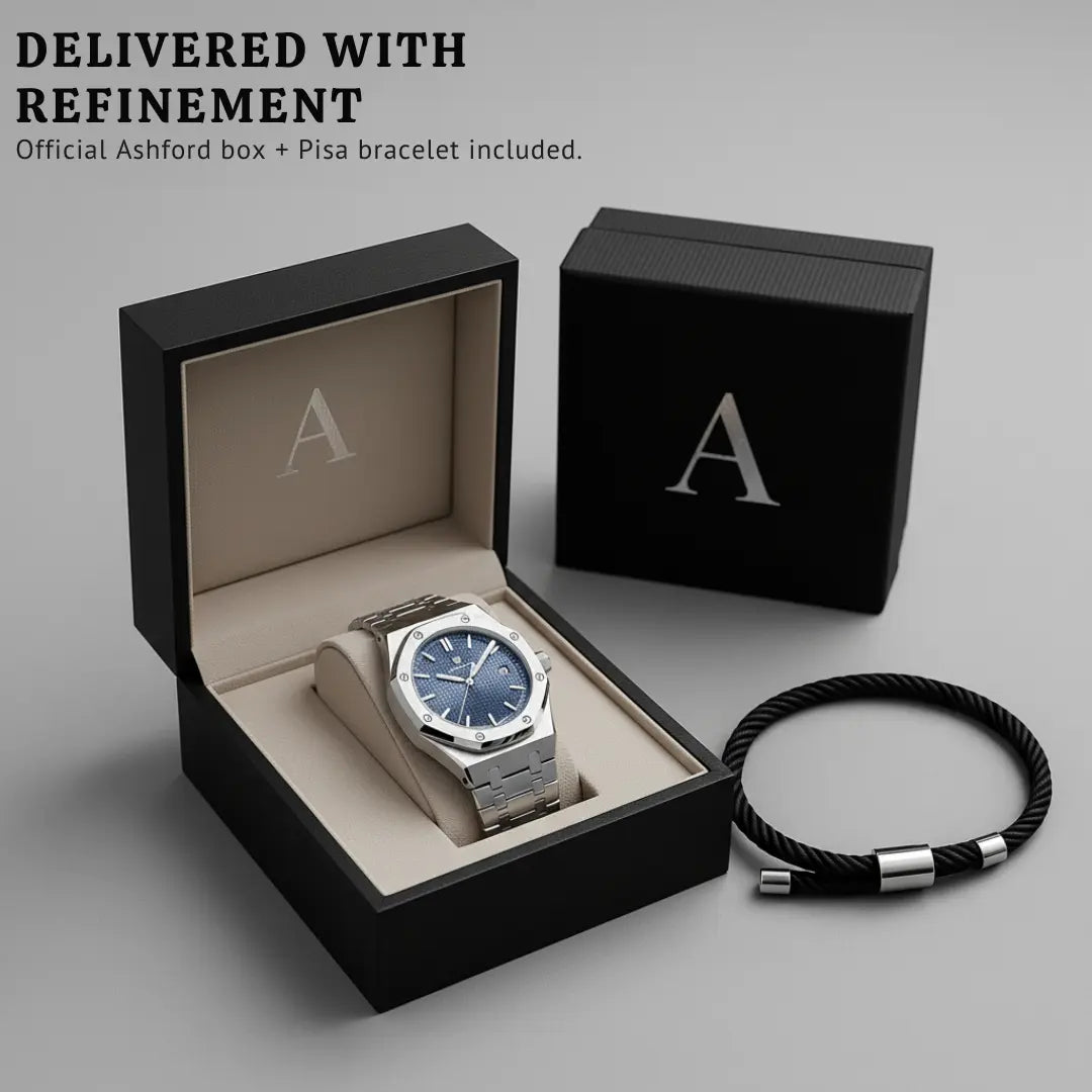 Ashford Firenze – 316L Stainless Steel Quartz Watch 40mm