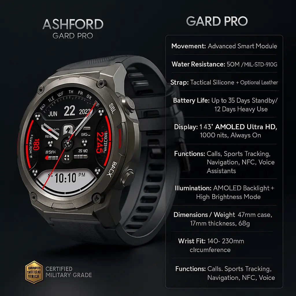Ashford Gard Pro Smartwatch