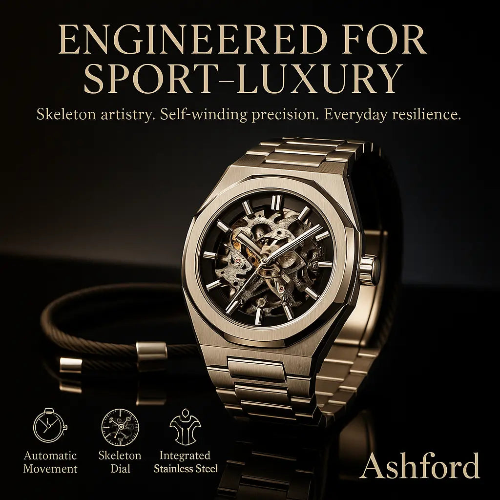 Ashford Monaco Skeleton Automatic Watch