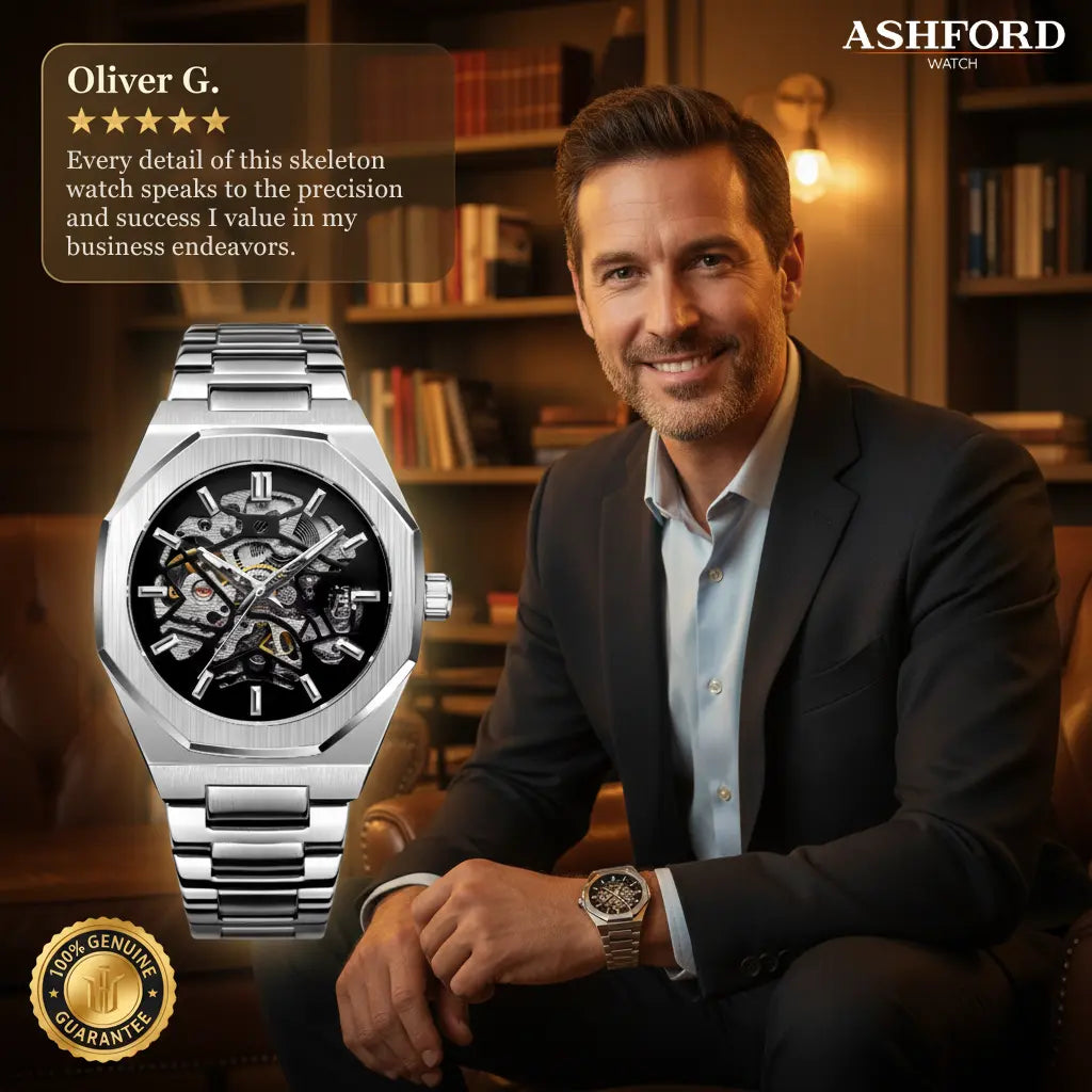 Ashford Monaco Skeleton Automatic Watch