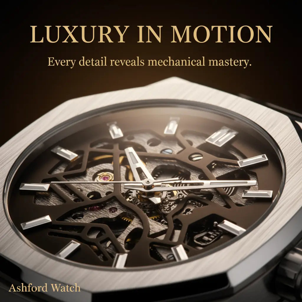 Ashford Monaco Skeleton Automatic Watch