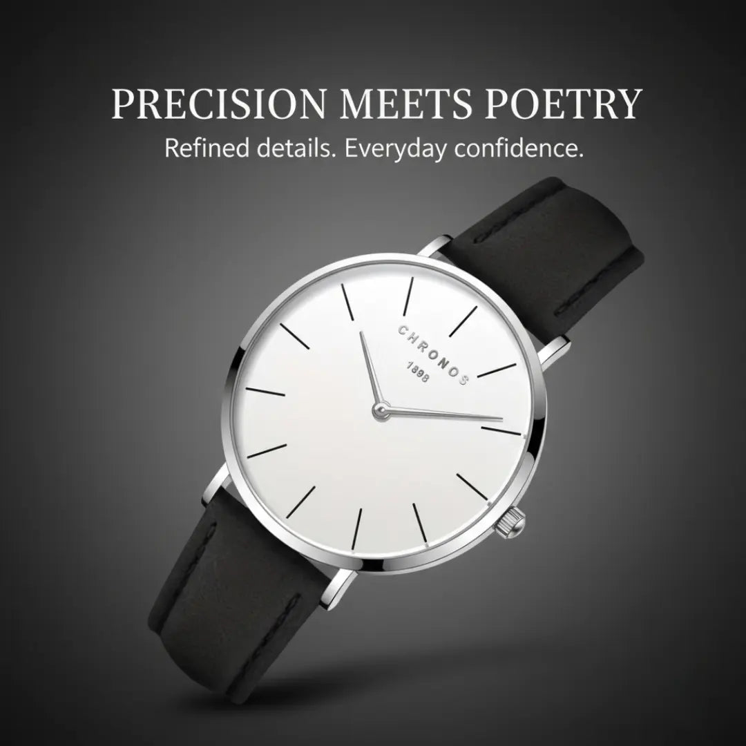 Ashford Zenith Classic – Quartz Casual Leather Watch