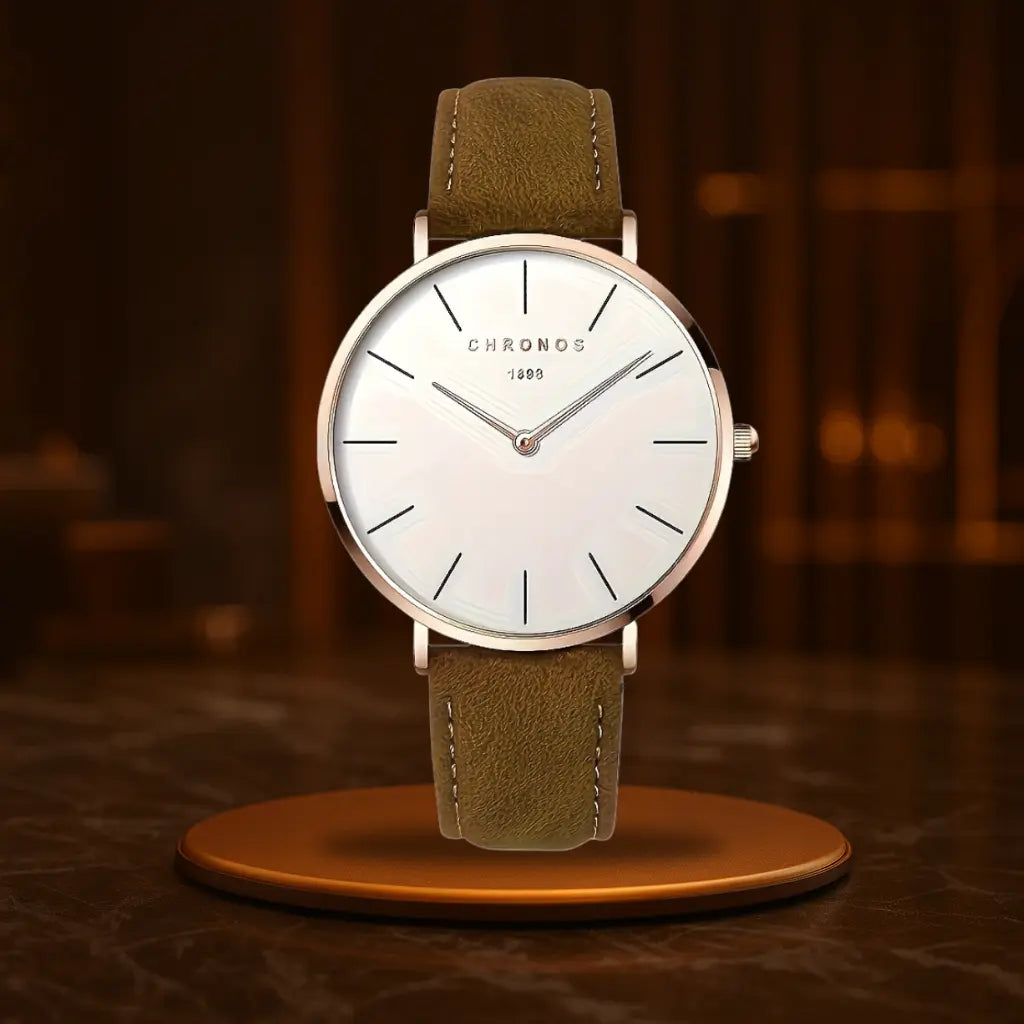Ashford Zenith Classic – Quartz Casual Leather Watch