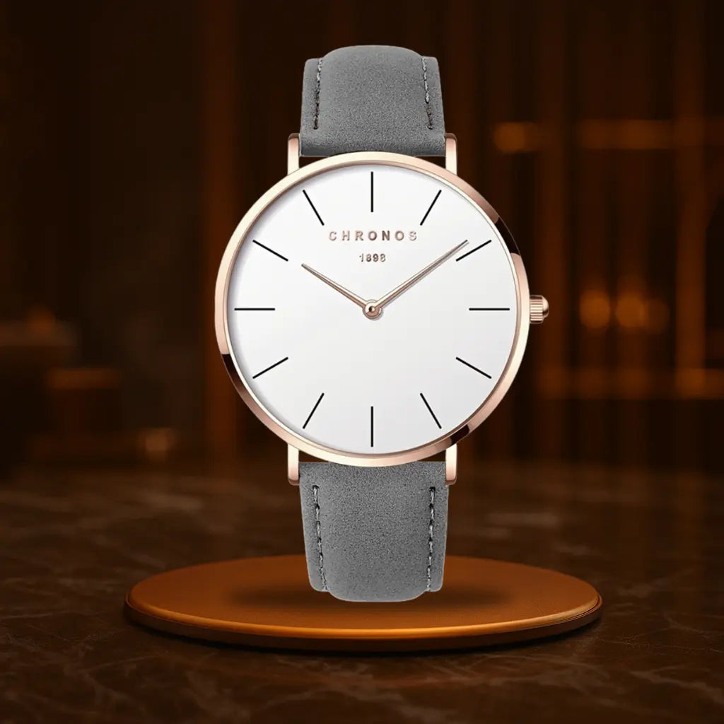 Ashford Zenith Classic – Quartz Casual Leather Watch