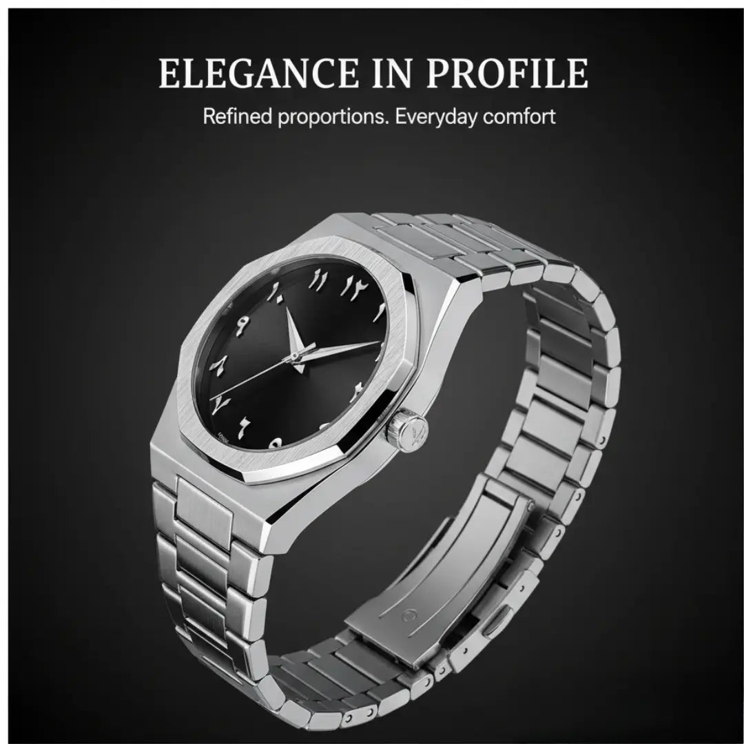 Ashford Zenith Steel Luxury Minimalist Quartz Watch