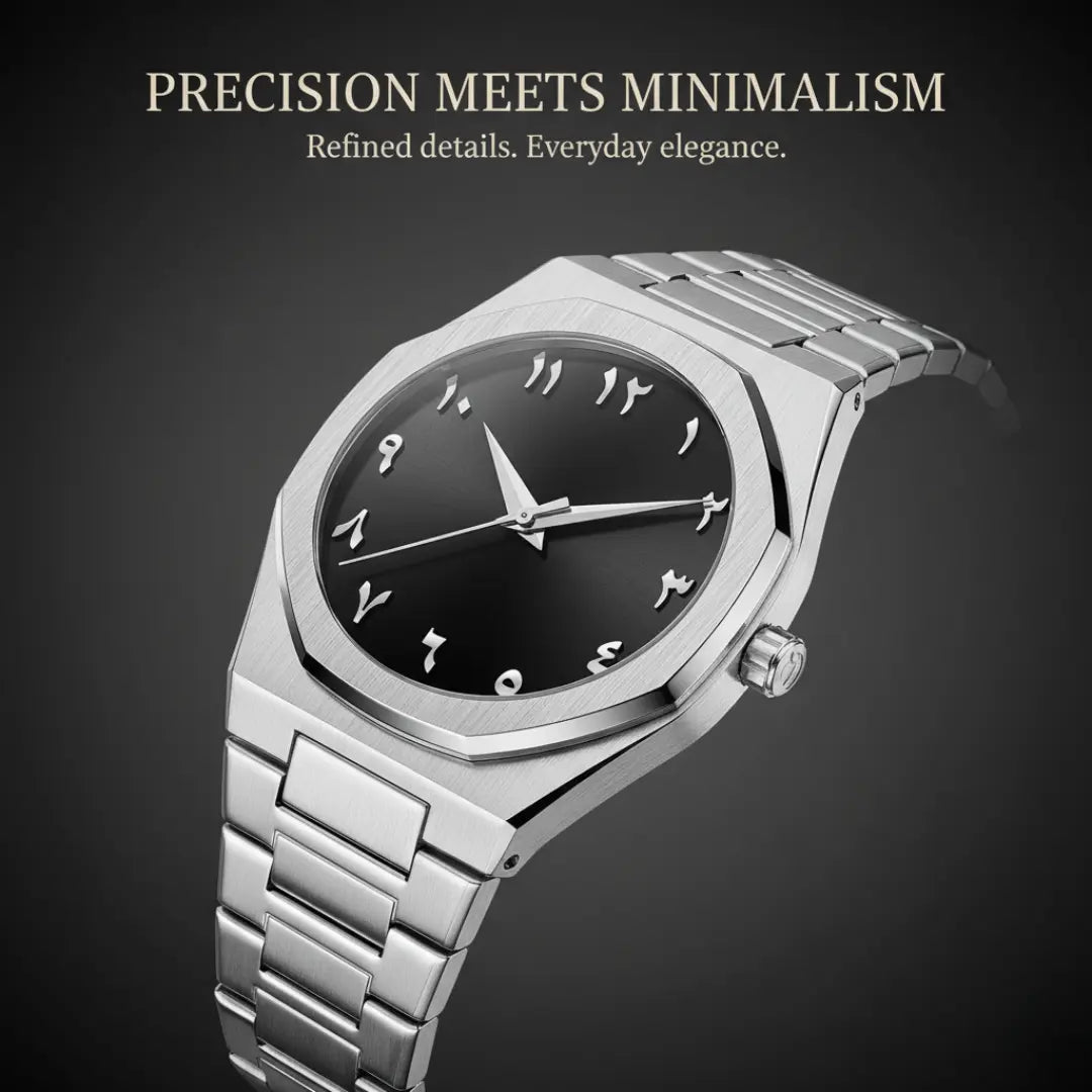 Ashford Zenith Steel Luxury Minimalist Quartz Watch