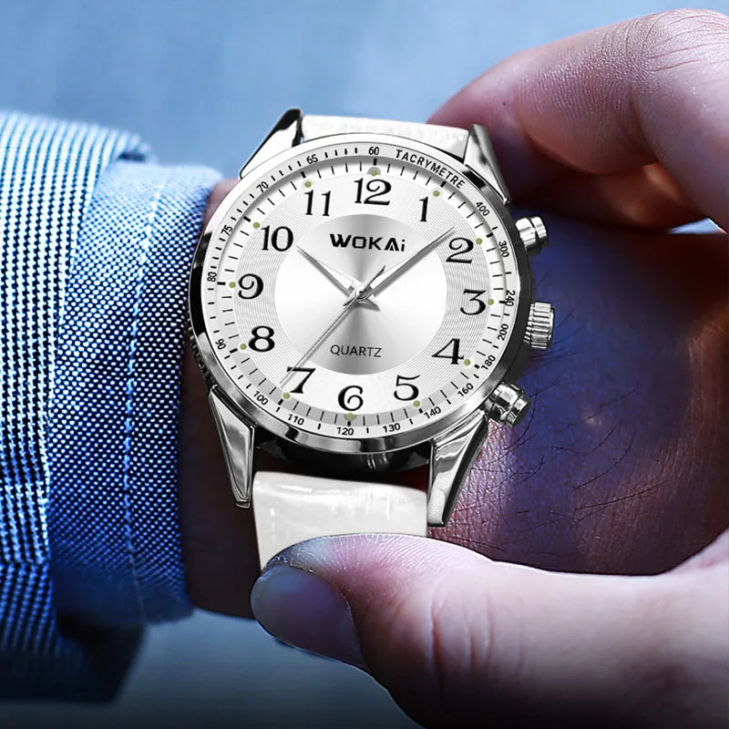 Casual Sport White Men's Watch