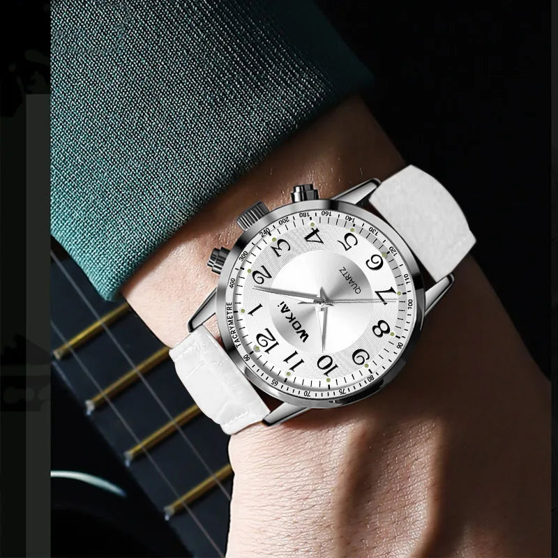 Casual Sport White Men's Watch