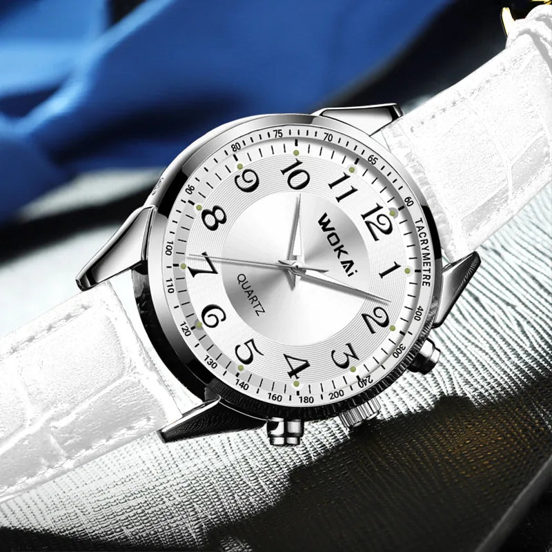 Casual Sport White Men's Watch