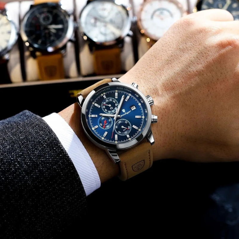 Luxurious Trendy Men's Watch Blue