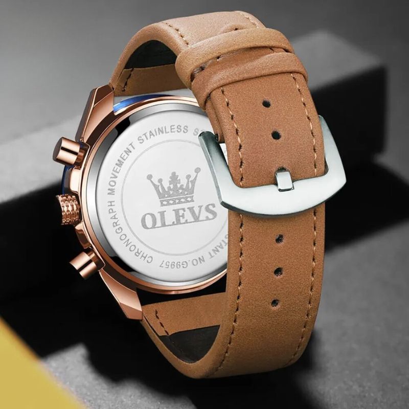 Quartz Waterproof Men's Watch Rose