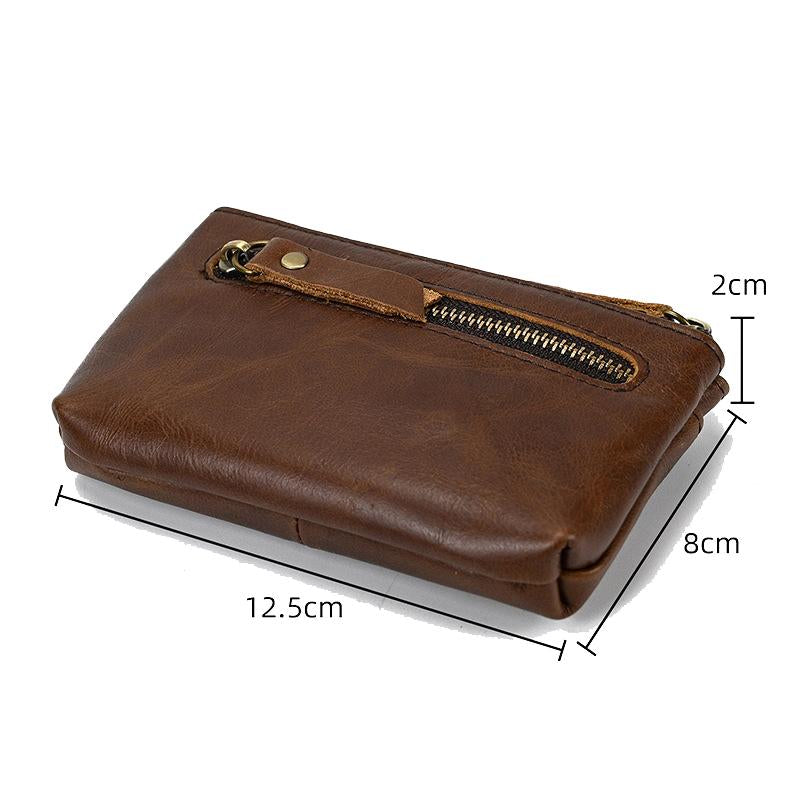 Ashford Vintage Cowhide Multi-Layer Mini Wallet