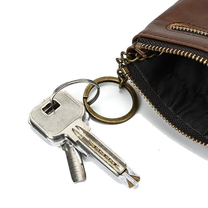 Ashford Vintage Cowhide Multi-Layer Mini Wallet
