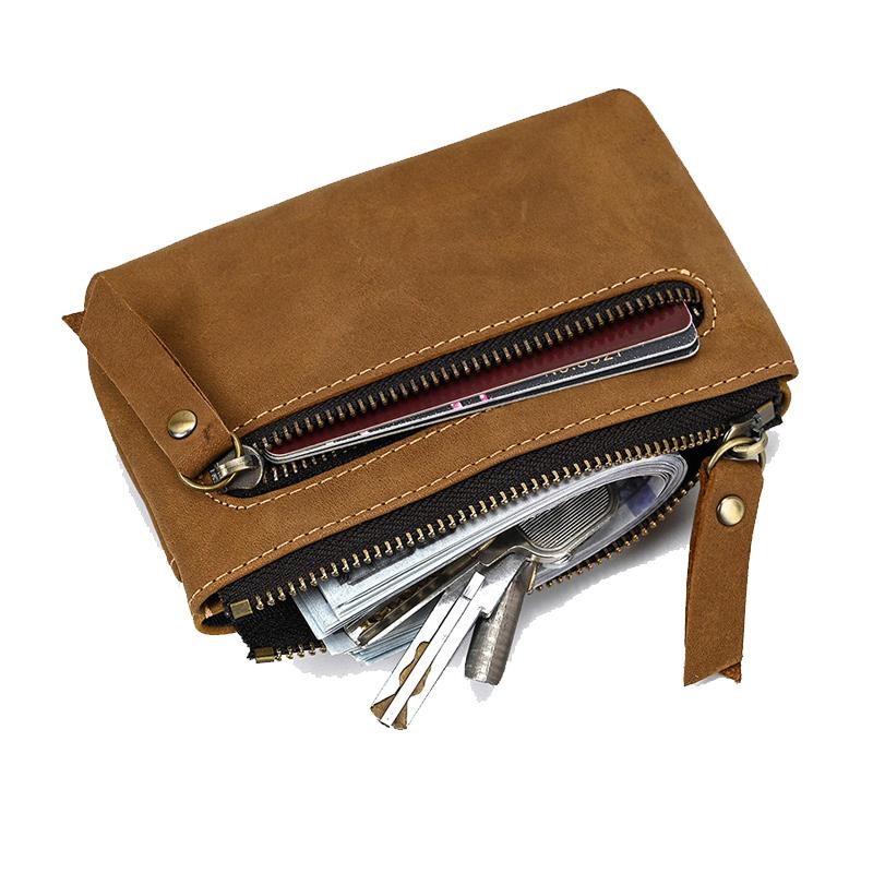 Ashford Vintage Cowhide Multi-Layer Mini Wallet