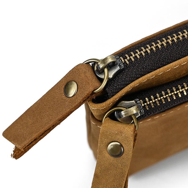 Ashford Vintage Cowhide Multi-Layer Mini Wallet
