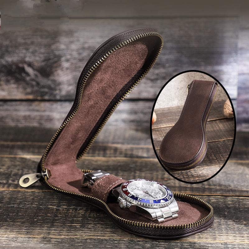 Ashford Vintage Leather Watch Travel Case