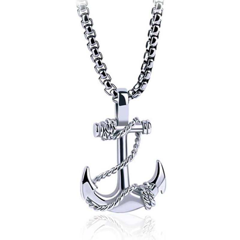 Ashford Anchor Cross Necklace