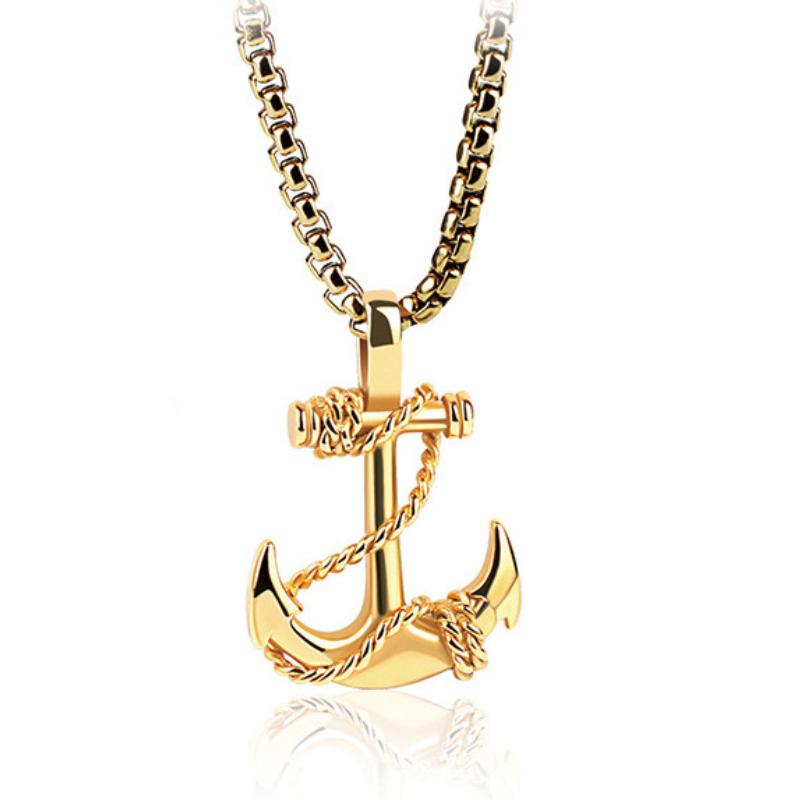 Ashford Anchor Cross Necklace