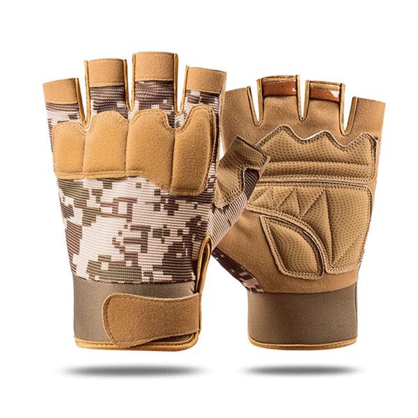Ashford Tactical Camo Half Finger Gloves