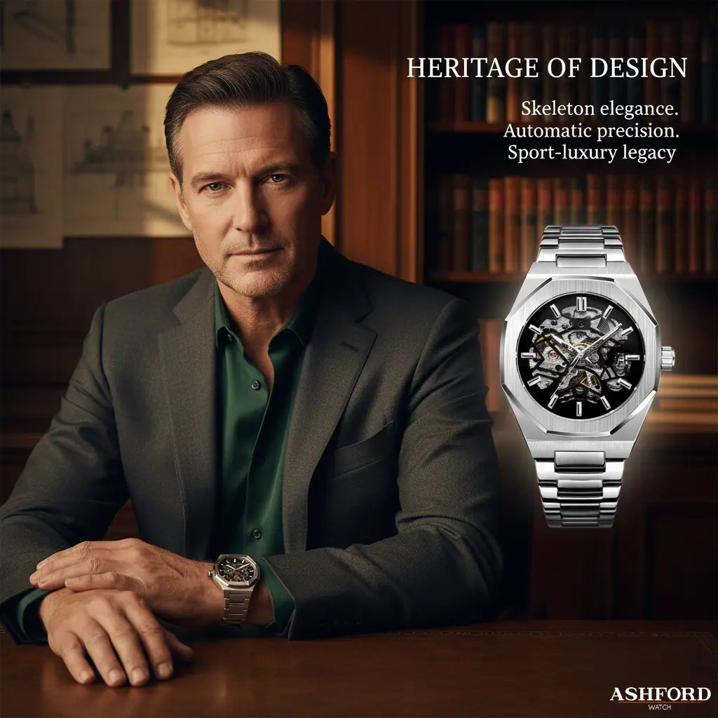 Ashford Monaco Skeleton Automatic Watch