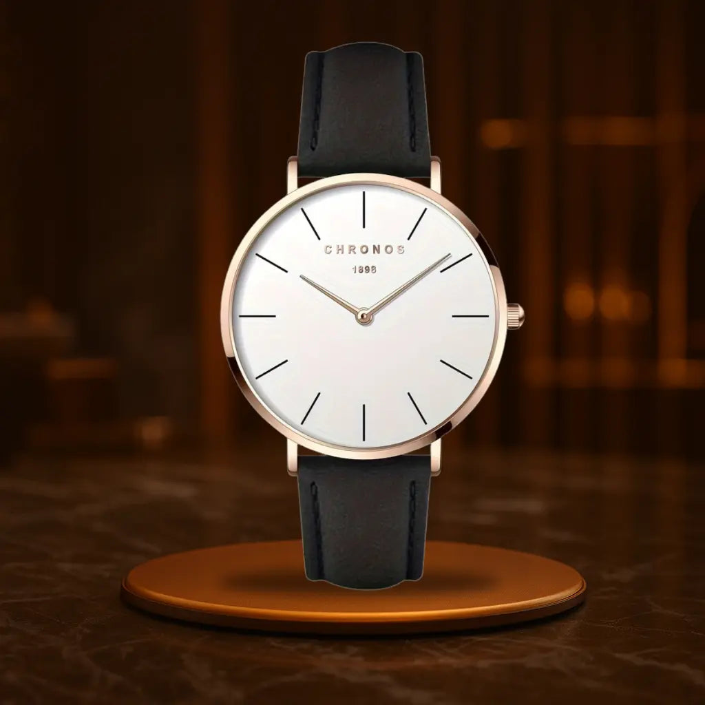 Ashford Zenith Classic – Quartz Casual Leather Watch