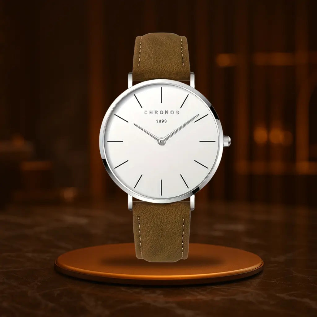 Ashford Zenith Classic – Quartz Casual Leather Watch