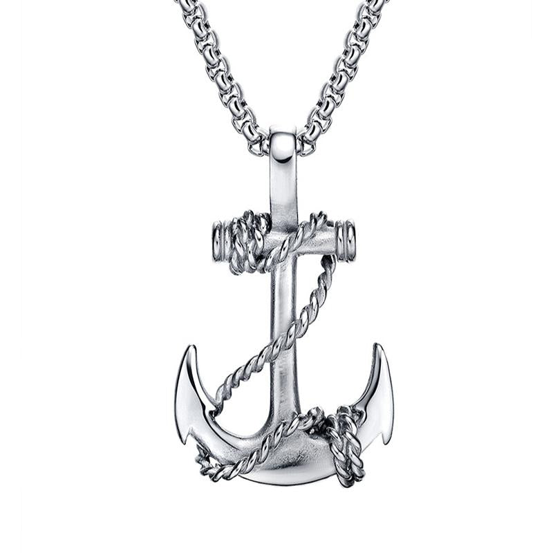 Ashford Anchor Cross Necklace