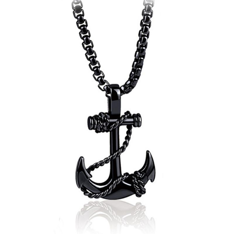 Ashford Anchor Cross Necklace